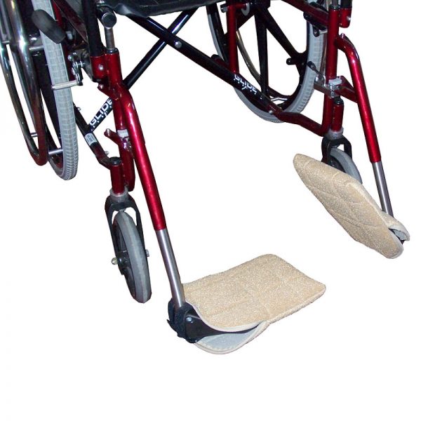 Velour Wheelchair Footplate Covers