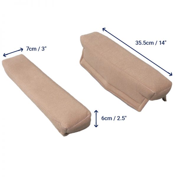 velour wheelchair arm rest covers