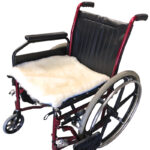 wool wheelchair pad